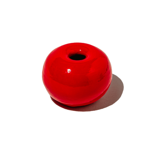 Whisk Holder - Red Ceramics