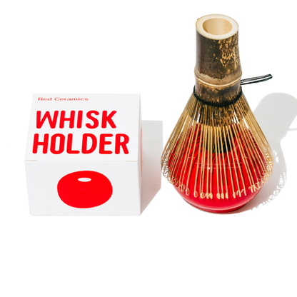 Whisk Holder - Red Ceramics